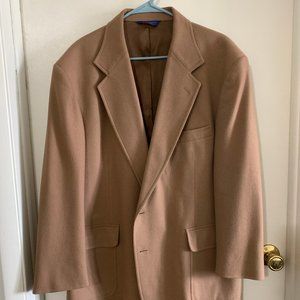 Pendleton tan wool blazer sz 46 long